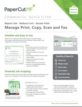 Commercial Flyer Cover, Papercut MF, Heartland Digital Imaging, Xerox, Agent, Dealer, Solutions Provider, Marion, Illinois, IL